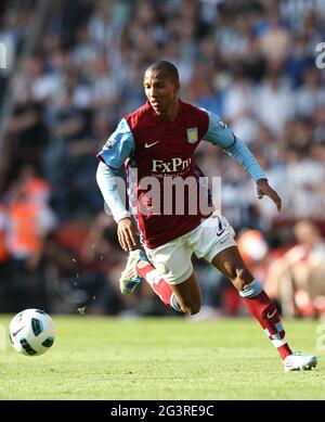 Aktenfoto vom 10-04-2011 von Ashley Young von der Villa Aston. Ausgabedatum: Donnerstag, 17. Juni 2021. Stockfoto