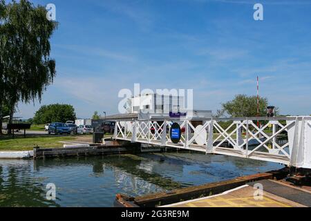Saul Junction auf den Kanälen Gloucester, Sharpness und Stroudwater in Gloucestershire, England, Großbritannien Stockfoto