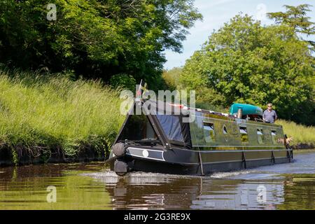 Saul Junction auf den Kanälen Gloucester, Sharpness und Stroudwater in Gloucestershire, England, Großbritannien Stockfoto