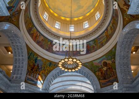 Das Verwaltungszentrum in Salt Lake City, Utah Stockfoto