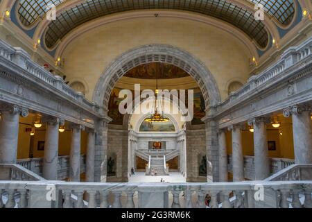 Das Verwaltungszentrum in Salt Lake City, Utah Stockfoto