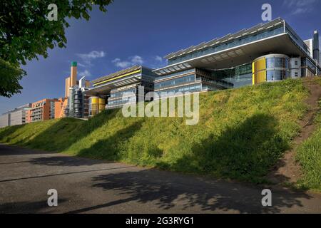 Einkaufszentrum Potsdamer Platz Arkaden mit Tilla-Durieux-Park, Berlin-Mitte, Deutschland, Berlin Stockfoto