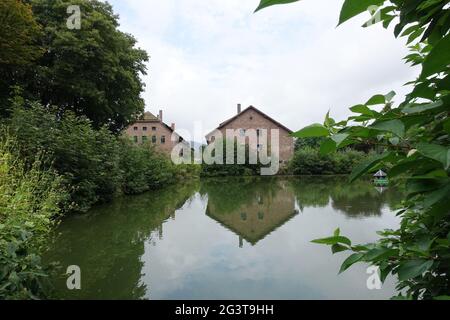 Kloster Amelungsborn (auch Amelunxborn), ehemalige Zisterzienserabtei aus dem 12th. Jahrhundert Stockfoto