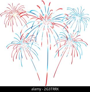 Beistle 1er Pack Feuerwerk Kronleuchter – Rot/weiß/blau, Ca. 61 Cm Hoch, Für Partys & Dekoration