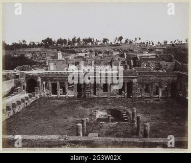 Haus von Diomedes in Pompeji; Pompei Casa di Diomede. Teil des Reisealbums mit Bildern von Sehenswürdigkeiten in Italien und Frankreich. Stockfoto