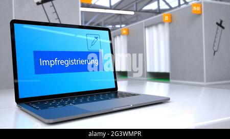 Impfzentrum Für Impfungen. Stockfoto