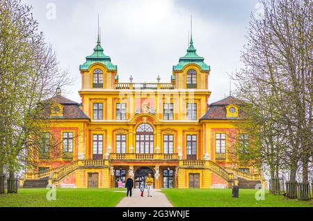 Lieblingspalast (Schloss Favorite), Ludwigsburg, Baden-Württemberg, Deutschland. Stockfoto