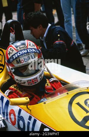 Nigel Mansell. Großer Preis von Deutschland 1986 Stockfoto