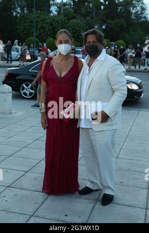 17. Juni 2021, Athen, Griechenland: Ankunft bei der Dior Fashion Show im Panathenaic Stadium Greece (Bild: © Aristidis VafeiadakisZUMA Wire) Stockfoto