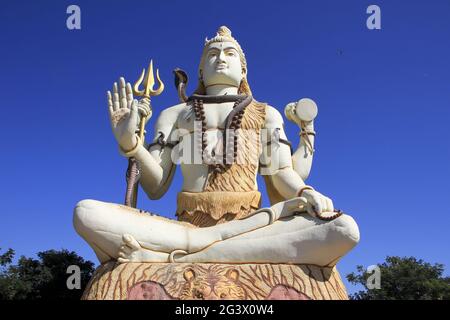 Würdevolle Pose von Herrn Shiva Stockfoto