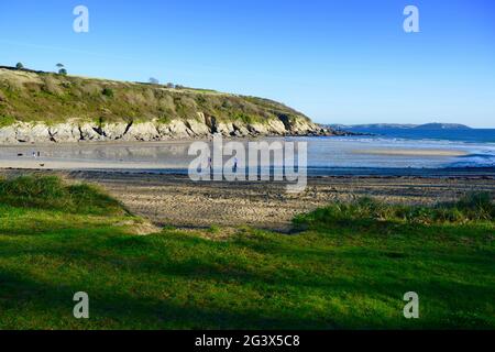 Maenporth Beach, Falmouth, Cornwall, Großbritannien Stockfoto