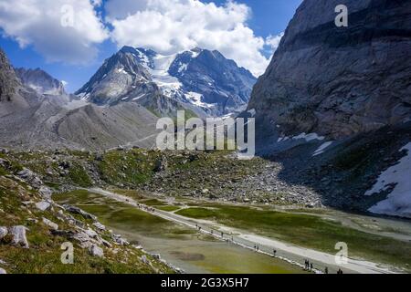 Kuhsee, Lac des Vaches, im Vanoise Nationalpark, Frankreich Stockfoto