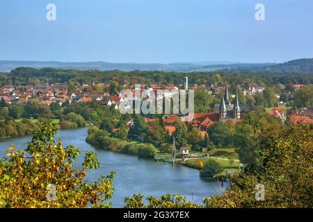 Blick auf Bad Wimpfen, Deutschland Stockfoto