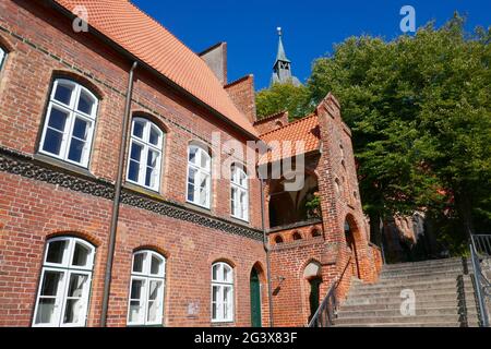 Altes Rathaus der Stadt MÃ¶lln Stockfoto