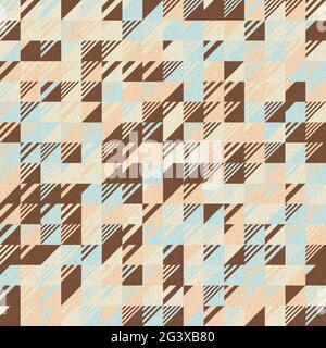 Abstrakte geometrische generative Illustrationen Stock Vektor