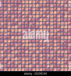 Abstrakte geometrische generative Illustrationen Stock Vektor