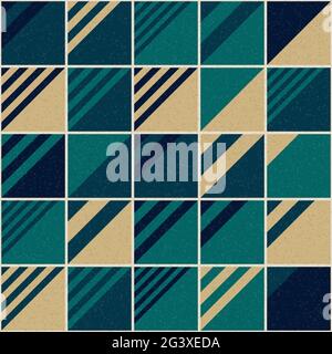 Abstrakte geometrische generative Illustrationen Stock Vektor