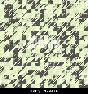Abstrakte geometrische generative Illustrationen Stock Vektor
