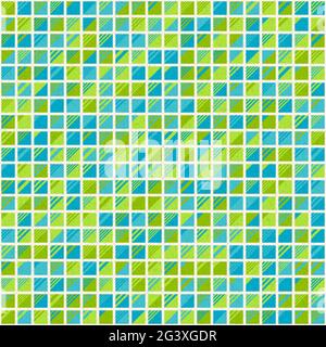 Abstrakte geometrische generative Illustrationen Stock Vektor