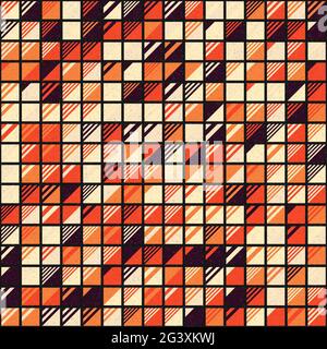 Abstrakte geometrische generative Illustrationen Stock Vektor