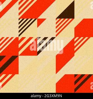 Abstrakte geometrische generative Illustrationen Stock Vektor