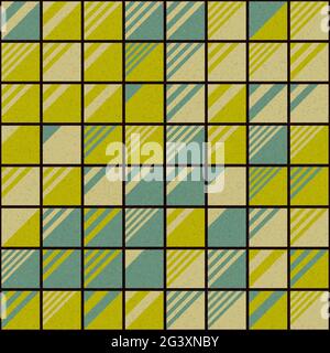 Abstrakte geometrische generative Illustrationen Stock Vektor