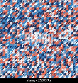 Abstrakte geometrische generative Illustrationen Stock Vektor