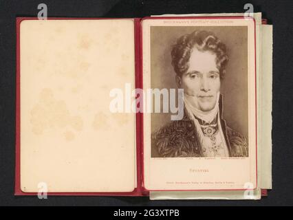 Fotoproduktion eines Portraits von Gaspare spontini von Eugen Felix; Spontini; Bruckmanns Portrait Collection. . Stockfoto