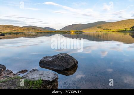 Lough Veagh, Glenveagh National Park, Donegal, Irland Stockfoto