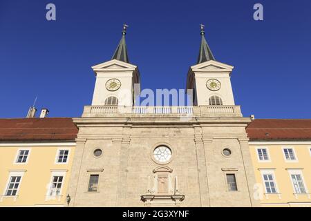 St. Quirinus auf Schloss Tegernsee, Tegernsee, Bayern, Deutschland, Europa Stockfoto