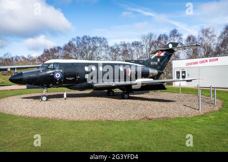 Hawker Siddeley Dominie T.Mk.1 im RAF Museum, Cosford, England Stockfoto