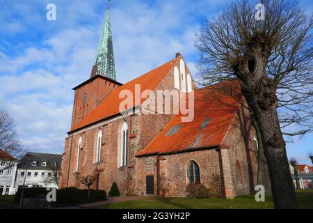 Stadtkirche Neustadt in Holstein Stockfoto