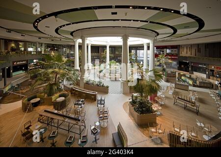 Leere Coca-Cola-Oase während der Sperre 2021, Centro Shopping Center, Oberhausen, Deutschland, Europa Stockfoto