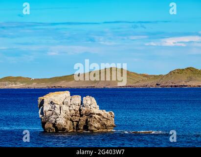 Landschaft von Cap de Cavalleria, Menorca oder Menorca, Balearen, Spanien Stockfoto