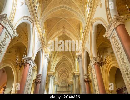 Erice Duomo, Erice, Sizilien, Italien, Europa, Stockfoto