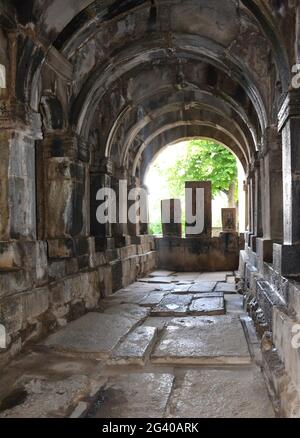 Das Innere einer Kirche im Kloster Sanahin in Armenien Stockfoto