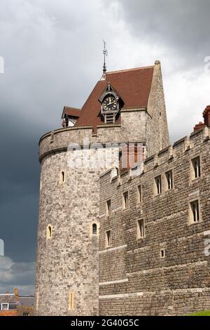 Malerische Aussicht auf Windsor Castle Stockfoto