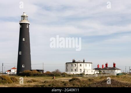 Nuclear Power Station am Strand von Dungeness Stockfoto