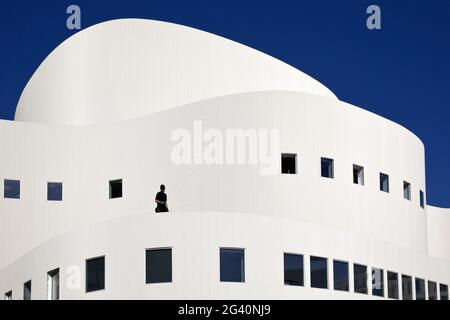 Große skulpturale Form, Düsseldorfer Schauspielhaus, Düsseldorf, Deutschland, Europa Stockfoto