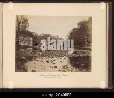 Zusätzlich zur Brücke über den Fluss Kelvin, in Garscube für die Wasserleitungen. . Stockfoto