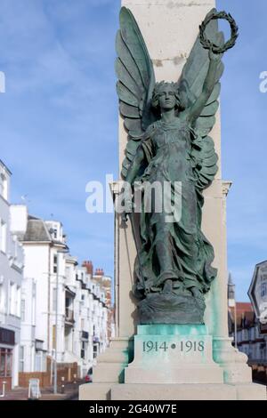 BEXHILL-ON-SEA, EAST SUSSEX/UK - JANUAR 11 : Blick auf den Krieg Stockfoto