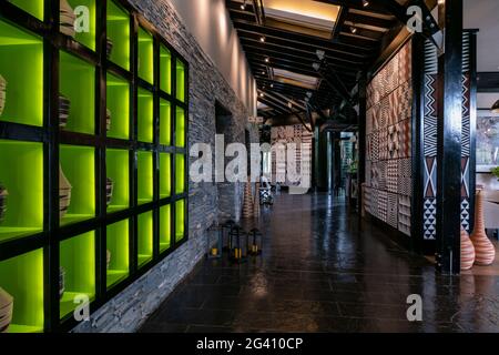 Lobby im Luxusresort One Stockfoto