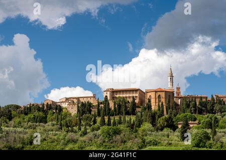 Blick von Pienza Stockfoto