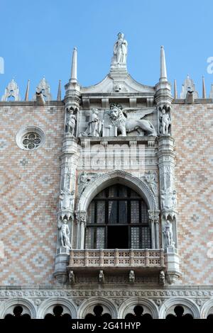 Teilansicht des Saint Marks Basilika Venedig Stockfoto
