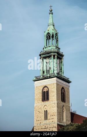 Str. Marys Kirche Marienkirche in Berlin Stockfoto