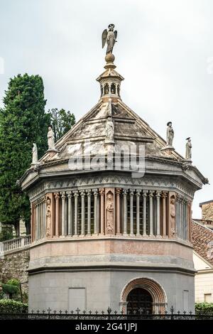 Baptisterium, Santa Maria Maggiore in Bergamo Citta Alta Stockfoto