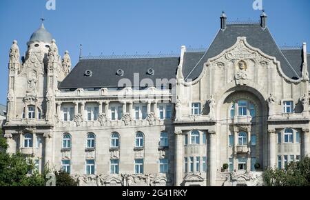 Vier Jahreszeiten Hotel Gresham Palast in Budapest Stockfoto