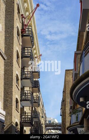 Renovierte Butlers Wharf Gebäude in London Stockfoto