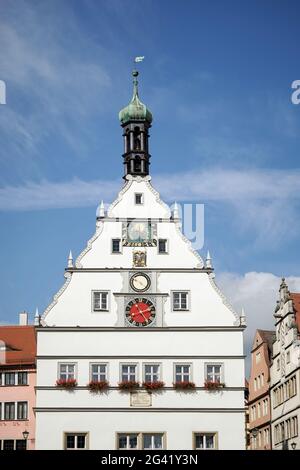 Alten Uhrturm in Rothenburg Stockfoto