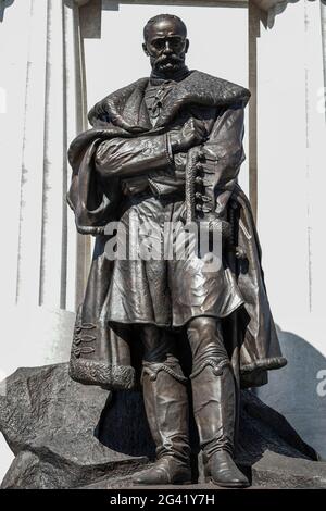 Die Tisza-Statue in Budapest Stockfoto